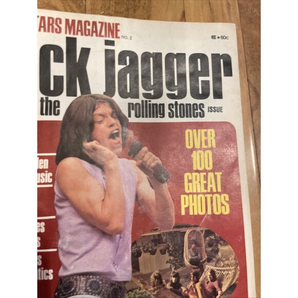 Super Stars Magazine 1970 Rock & Roll Music Magazine, Mick Jagger Cover - Picture 3 of 7